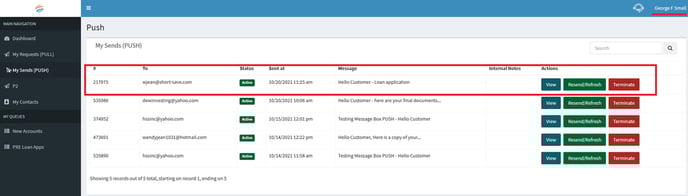 How to VIEW PUSH requests (4)