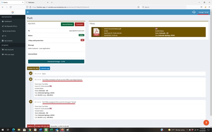 How to VIEW PUSH requests (6)