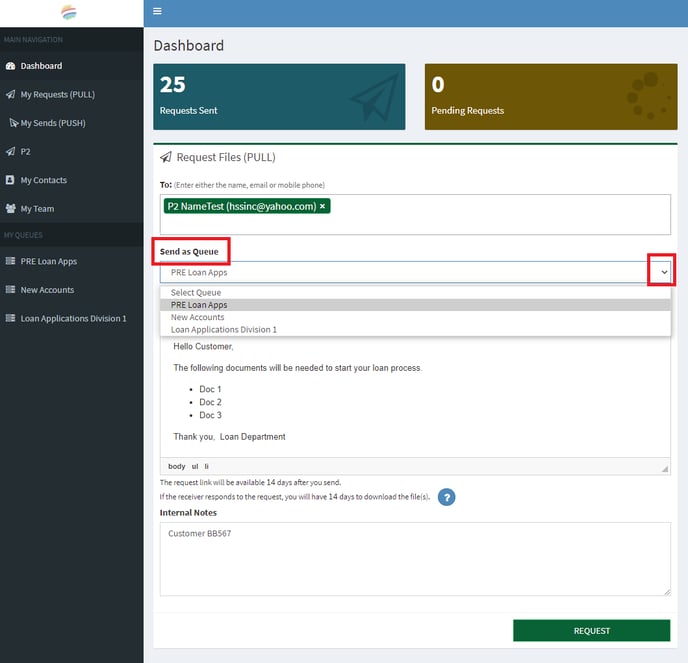 How to send a PULL Queue request (1)