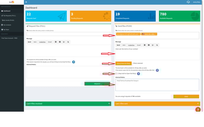 How to send a PUSH request (2)