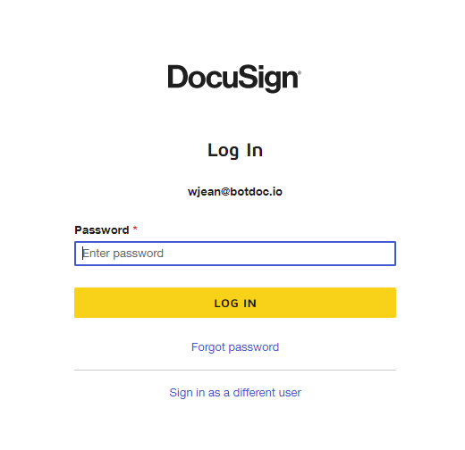 How to set DocuSign credentials in my P2 (4)
