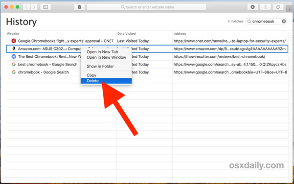Refresh or Clear browsing data history8