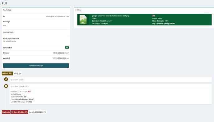 Last 10 files received (3)
