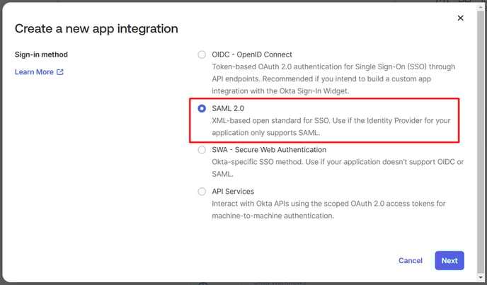 Metadata from Okta (3)