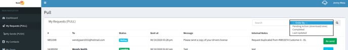 Search for files that need to be downloaded (Pull)