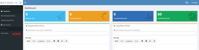 Where to find your subscription (2)